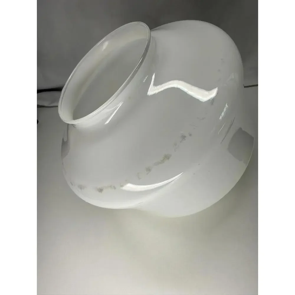 Milk Glass Schoolhouse Light Shade‎ Globe 6in Fitter Ceiling Pendant White Opal